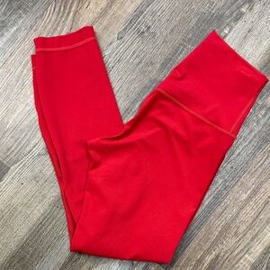 Lululemon Athletica Red Crop Leggings Size 4